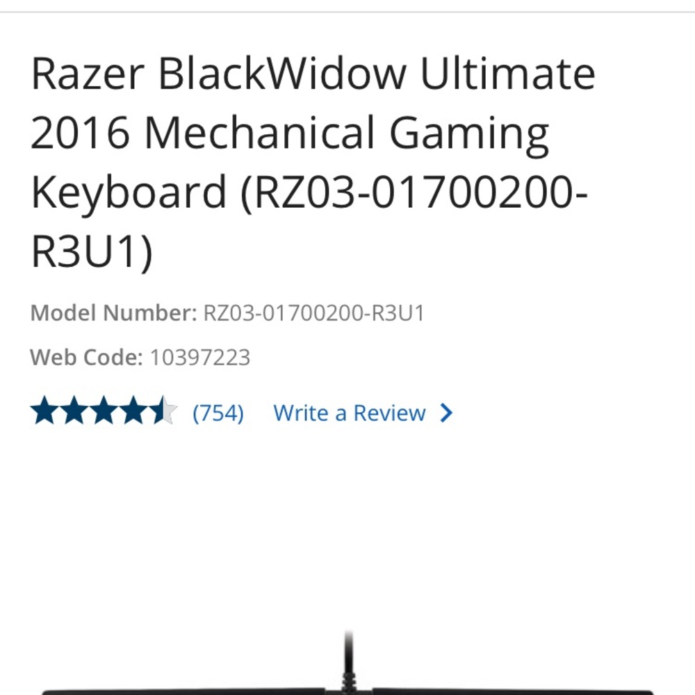 Razor Keyboard - Picture 3 of 3